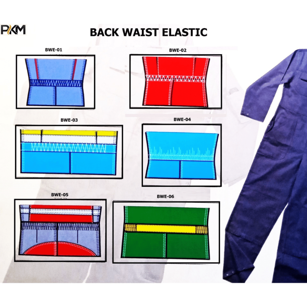 ELASTIC ON BACK WAIST