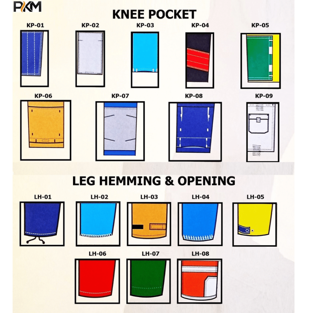 POCKET ON KNEE